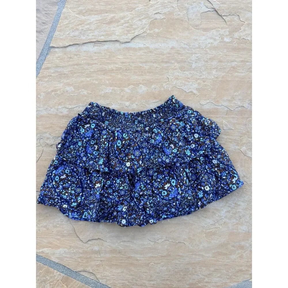 Vineyard Vines Tiered Floral Skirt Size 6 LS